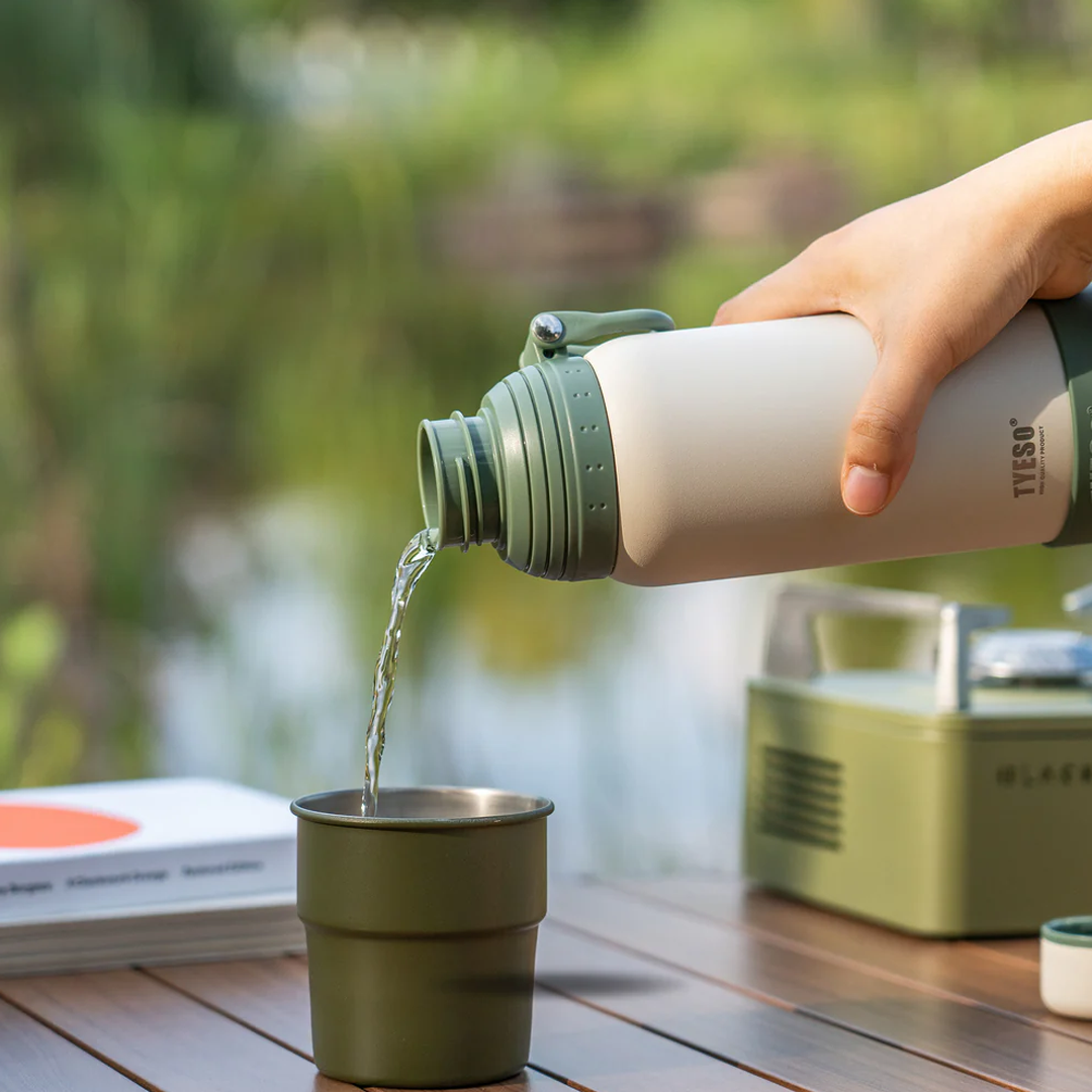 Two Lid Thermos.