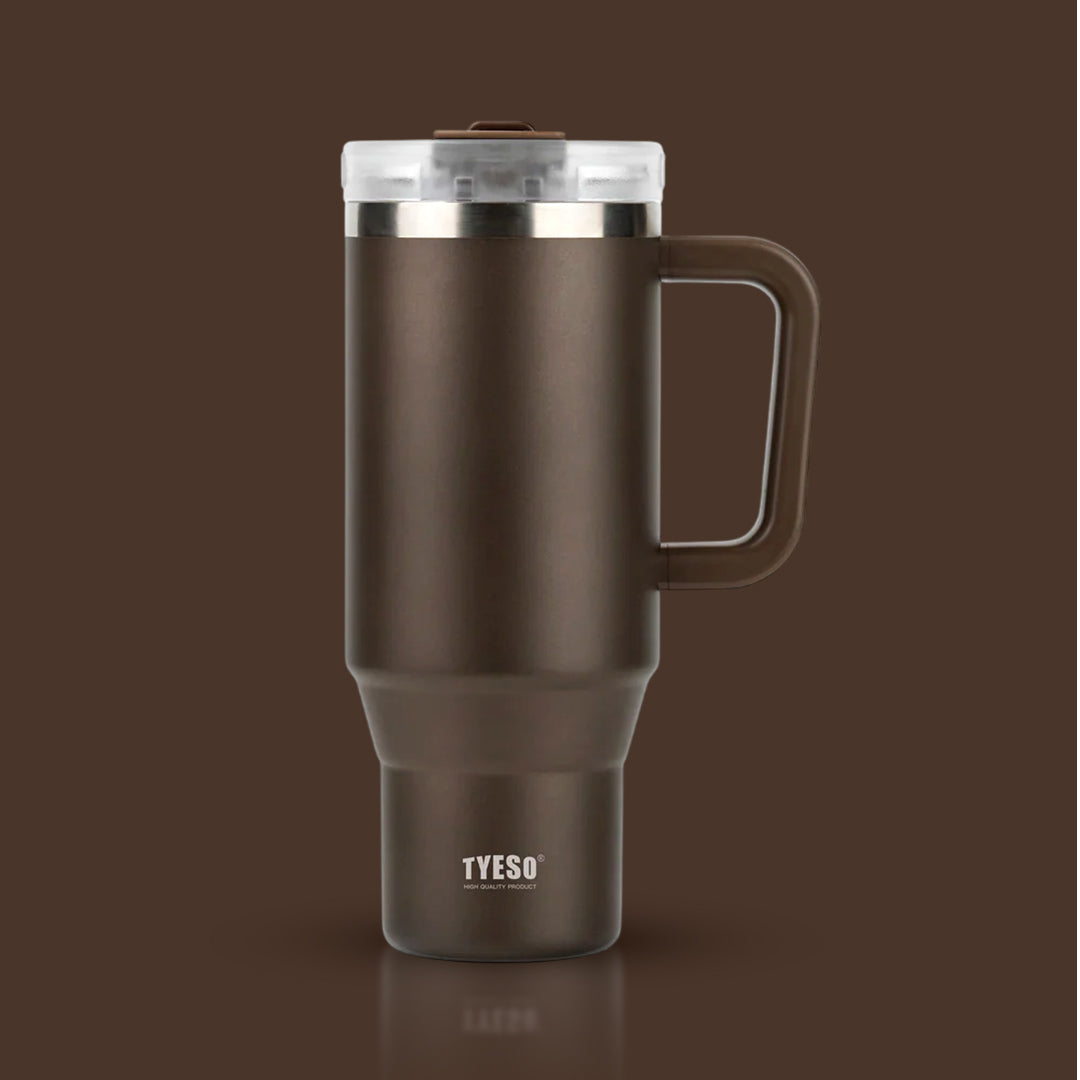 CarCup - Brown / 900ml / Stainless Steel - Vacuum Insulated Tumbler