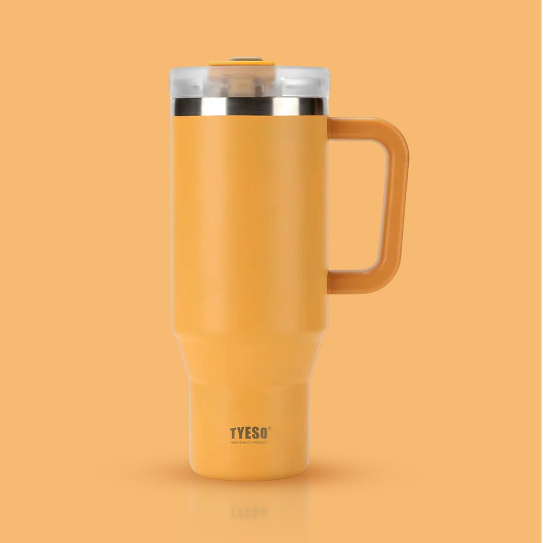 CarCup - Yellow / 900ml / Stainless Steel - Vacuum Insulated Tumbler