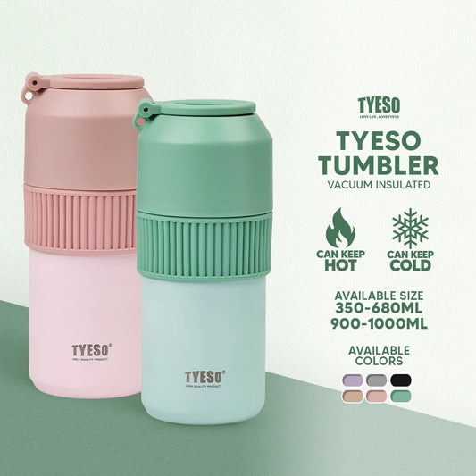 Tyeso Vacuum insulated PET Bottle Cooler with handle 350-680ML 900-1000ML - Tyeso Philippines